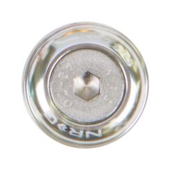 NRG Fender Washer Kit w/Rivets For Metal Silver Set of 10