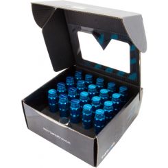 NRG 700 Series M12 X 1.5 Steel Lug Nut w/Dust Cap Cover Set 21 P