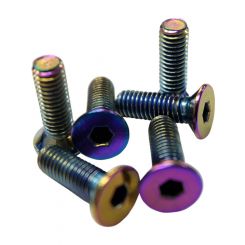 NRG Steering Wheel Screw Upgrade Kit Conical Neochrome