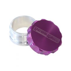 Aeroflow 2 Inch Billet Aluminium Weld-On Filler With Purple Cap