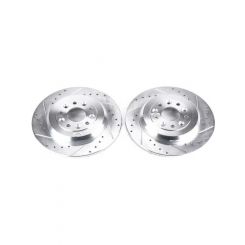 Power Stop 11-15 For Ford Edge Rear Evolution Drilled & Slotted Roto