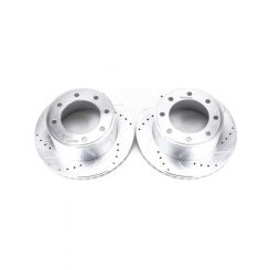 Power Stop 05-12 For Ford F-250 Super Duty Rear Evolution Drilled &