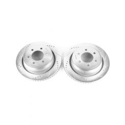 Power Stop 12-18 For Ford F-150 Rear Evolution Drilled & Slotted Ro