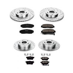 Power Stop 09-10 For Acura TSX Front & Rear Z23 Evolution Sport Brake Kit