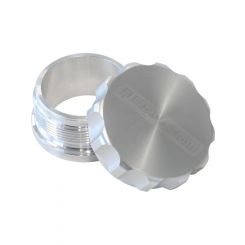 Aeroflow 2-1/2 Inch Billet Aluminium Weld-On Filler With Silver Cap