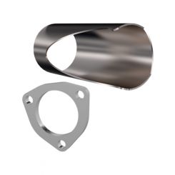QTP 2.75in Weld-On QTEC DIY Cutout Pipe