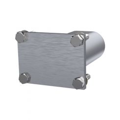 QTP 3in Weld-On QTEC Low Profile Conncetion Oval Tube Kit