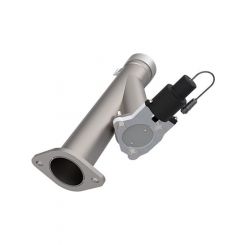 QTP 2019 Ram 1500 3in 304SS Aggressor Cutout Mid Pipe