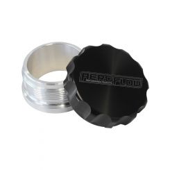 Aeroflow 3 Inch Billet Aluminium Weld-On Filler With Black Cap