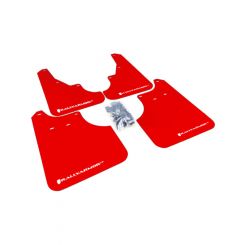 Rally Armor 2009+ For Subaru Forester UR Red Mud Flap w/ White L