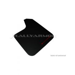 Rally Armor Universal fitment no hardware Basic Black Mud Flap w/