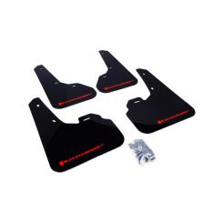 Rally Armor 2010+ For Mazda3/Speed3 UR Black Mud Flap w/ Red Lo