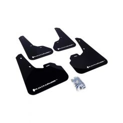 Rally Armor 2010+ For Mazda3/Speed3 UR Black Mud Flap w/ White