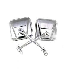 Rampage 1955-1983 For Jeep CJ5 Side Mirrors Stainless