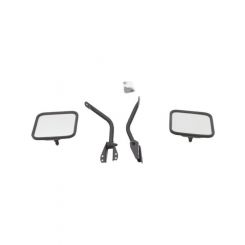 Rampage 1955-1983 For Jeep CJ5 Side Mirrors Black