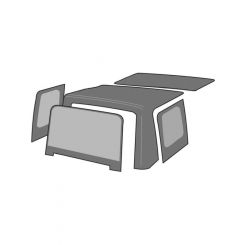 Rampage 1986-1994 For Suzuki Samurai Soft Top Replacement Black Diamond