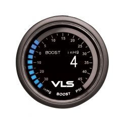 Revel VLS 52mm 30inHg-45PSI Digital OLED Boost Gauge
