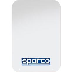 Sparco Mud Flap Pair White