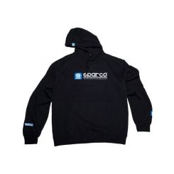Sparco Swtshrt Hooded Www Blk Xxlrg