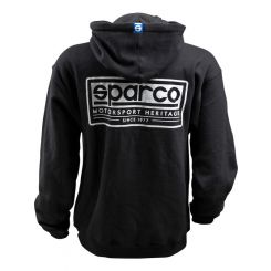 Sparco Swtshrt Hooded Heritage Blk Lr