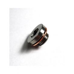 Stainless Bros M12x1.25 O2 Motorcycle Sensor Bung Plug w/ Coppe