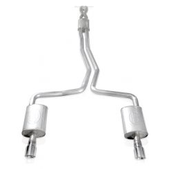 Stainless Works 2010-18 For Ford Taurus SHO V6 2-1/2in Catback Chamb