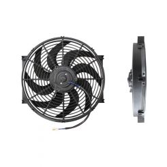 Aeroflow 14 Inch Electric Thermo Fan Curved Blades