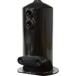 Aeroflow Dual Outlet EFI Pump Surge Tank With Dual -8 ORB Ports