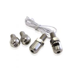 Aeroflow Number Plate Bolts With Built In Lights Stainless Steel