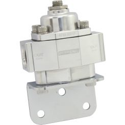 Aeroflow 2-Port Fuel Pressure Regulator -8 ORB, 1-4 PSI Polished AF49-3001P