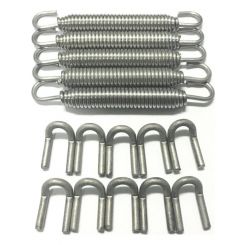 Ticon Industries Black Silicone Titanium Spring Tab and Spring