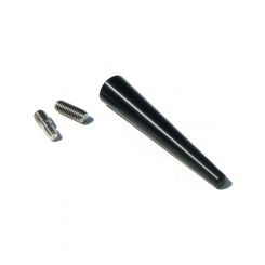 Torque Solution Black Billet Shorty Antenna: For Audi / For Volkswa