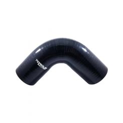 Torque Solution 90 Silicone Elbow: 2.5" Black Universal