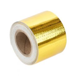 Torque Solution Gold Reflective Heat Tape 2in x 15ft