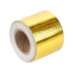 Torque Solution Gold Reflective Heat Tape Universal 2inx30ft