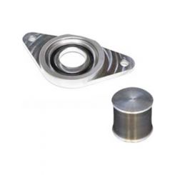 Torque Solution HKS BOV Adapter Flange w/ Plug: For Subaru WRX / STi