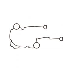 Mahle Timing Cover Gasket For Dodge Chrysler Jeep Hemi 5.7L 2003-2005