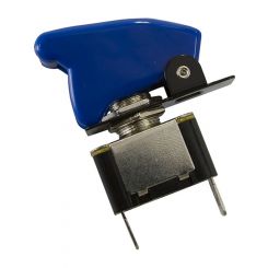 Aeroflow Blue Covered Rocket / Missile Switch 12V 20A