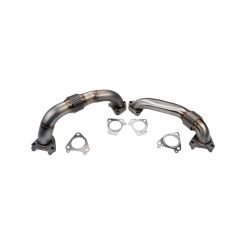 Wehrli 01-16 Chevrolet 6.6L Duramax 2in Stainless Up Pipe Kit w/Gask