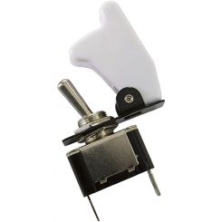Aeroflow White Covered Rocket / Missile Switch 12V 20A