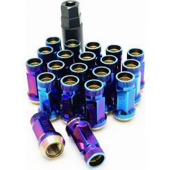 Wheel Mate Muteki SR45R Lug Nut Kit Burned Blue 12x1.25
