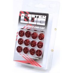 Wheel Mate Monster Lug Nut Caps Red 14x1.50