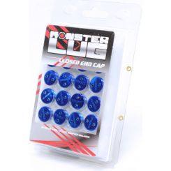 Wheel Mate Monster Lug Caps Set of 20 Blue Plastic 14x1.50