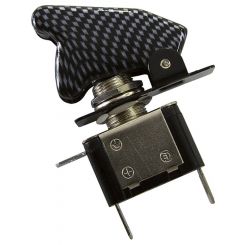 Aeroflow Carbon Fibre Covered Led Rocket / Missile Switch 12V 20A