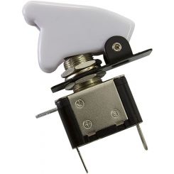 Aeroflow White Covered Led Rocket / Missile Switch 12V 20A