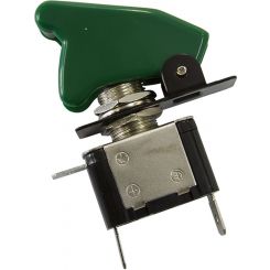 Aeroflow Green Covered Led Rocket / Missile Switch 12V 20A
