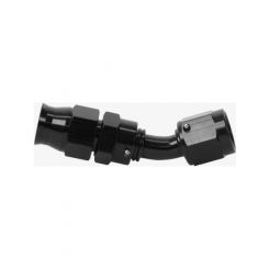 Aeromotive PTFE Hose End AN-06 45 Deg Black Anodized