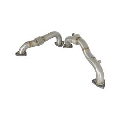 AFE Twisted Steel Header Up-Pipe For 08-10 Ford Diesel Trucks V8-6.4L…