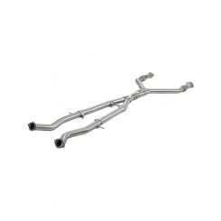 AFE Takeda 2.5in to 3in 304 SS Y-Pipe Exhaust System For 16-18 Infini…