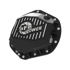 AFE Power Pro Series Rear Differential Cover Black w/ Machined Fins F